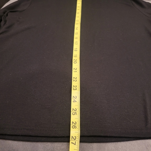 Soft Surroundings Marina Ruched Mock Neck Long Sleeve Top Size L - Picture 4 of 7